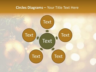 Decorative Christmastree Christmas PowerPoint Template