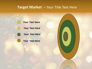 Decorative Christmastree Christmas PowerPoint Template