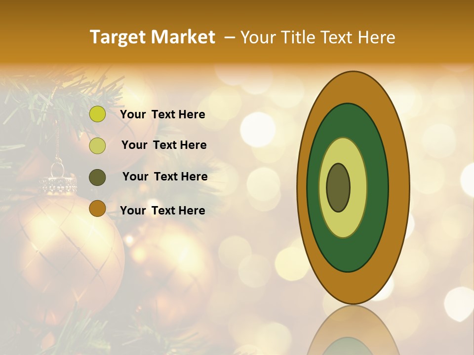 Decorative Christmastree Christmas PowerPoint Template