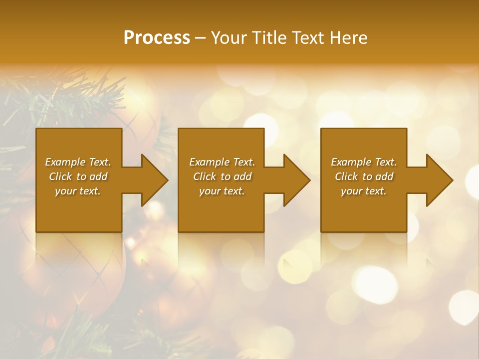 Decorative Christmastree Christmas PowerPoint Template