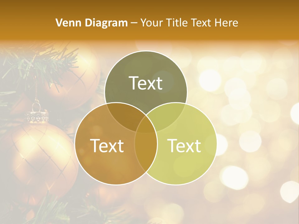 Decorative Christmastree Christmas PowerPoint Template