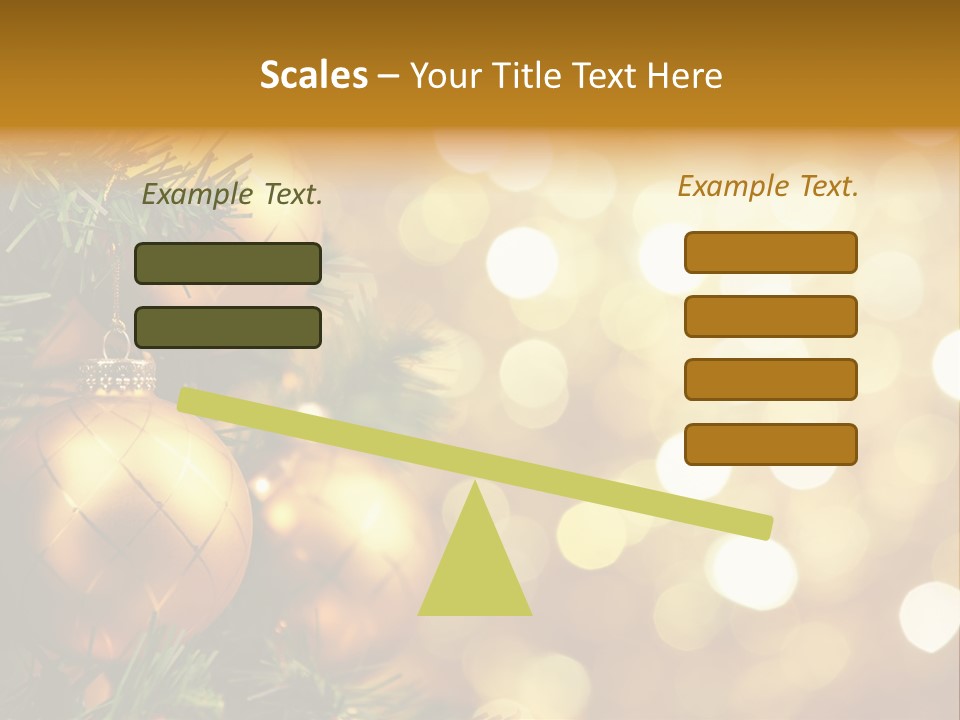 Decorative Christmastree Christmas PowerPoint Template
