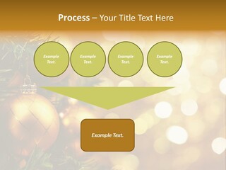 Decorative Christmastree Christmas PowerPoint Template