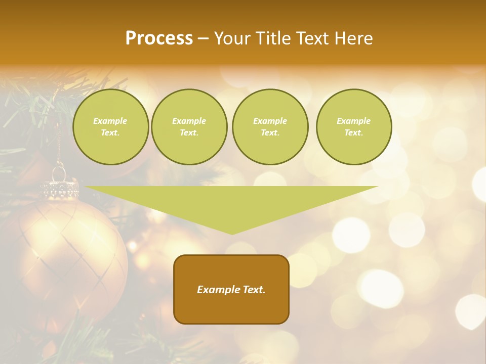 Decorative Christmastree Christmas PowerPoint Template
