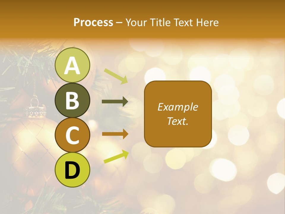 Decorative Christmastree Christmas PowerPoint Template