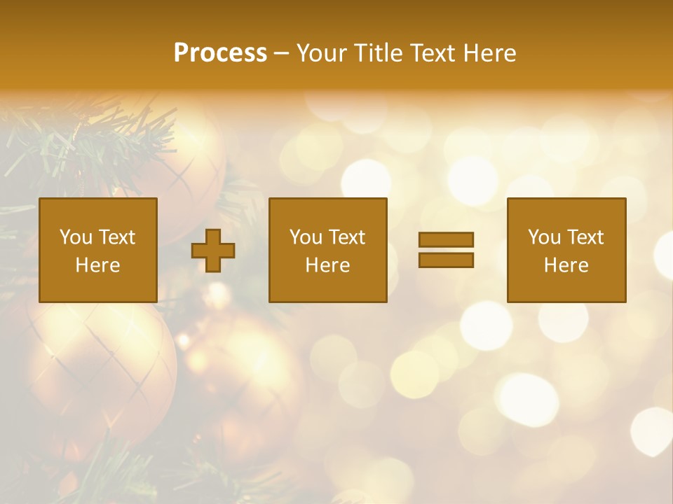 Decorative Christmastree Christmas PowerPoint Template
