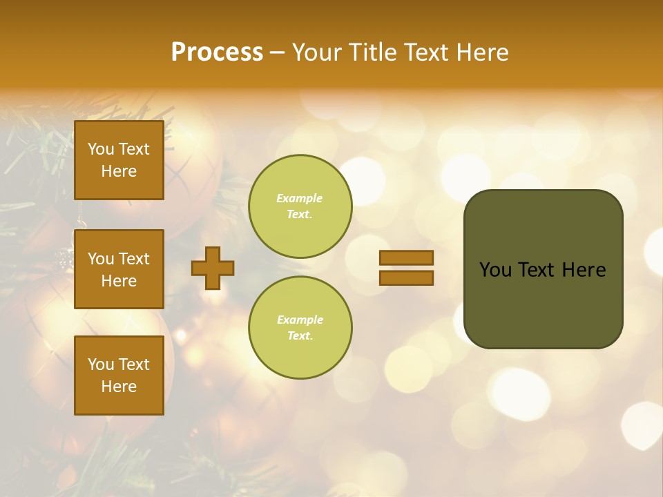Decorative Christmastree Christmas PowerPoint Template