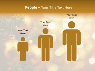 Decorative Christmastree Christmas PowerPoint Template