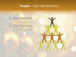 Decorative Christmastree Christmas PowerPoint Template