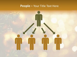 Decorative Christmastree Christmas PowerPoint Template