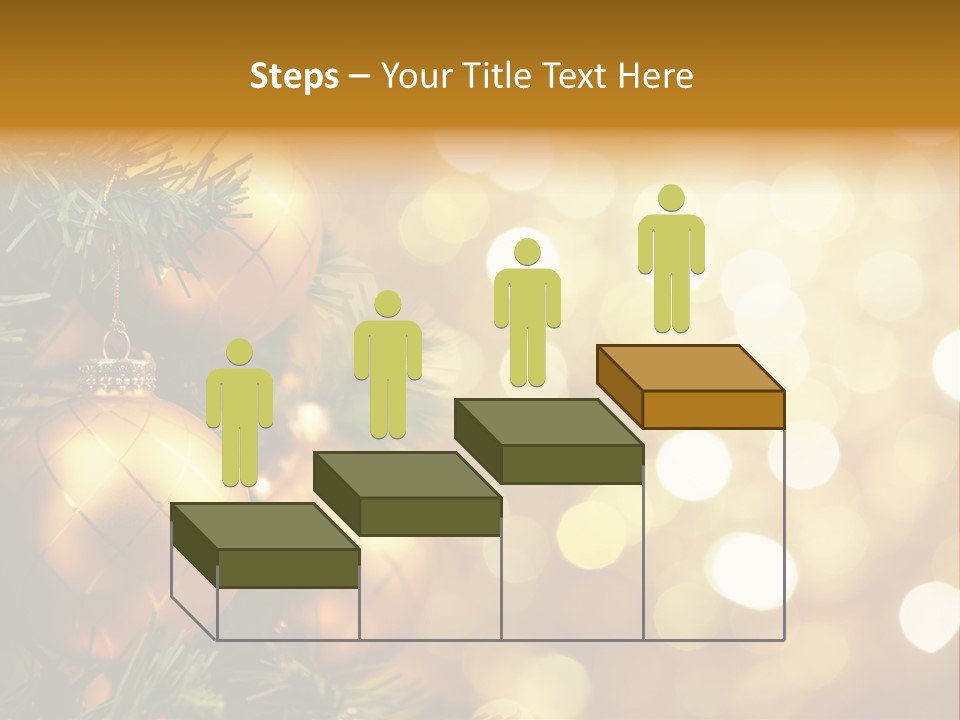 Decorative Christmastree Christmas PowerPoint Template