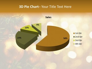 Decorative Christmastree Christmas PowerPoint Template
