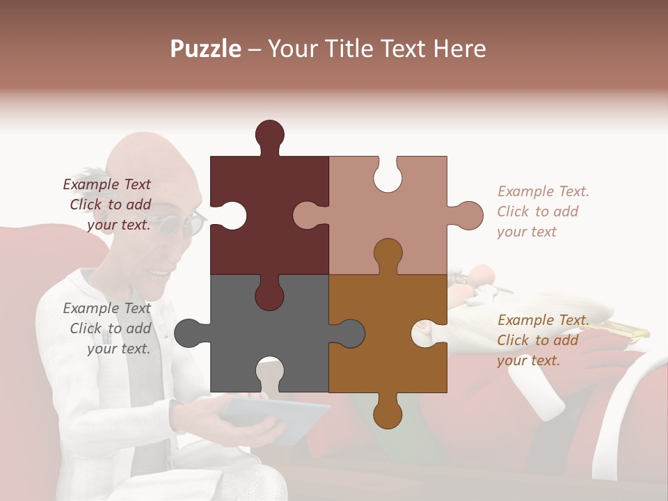 Depression Care Lounge PowerPoint Template