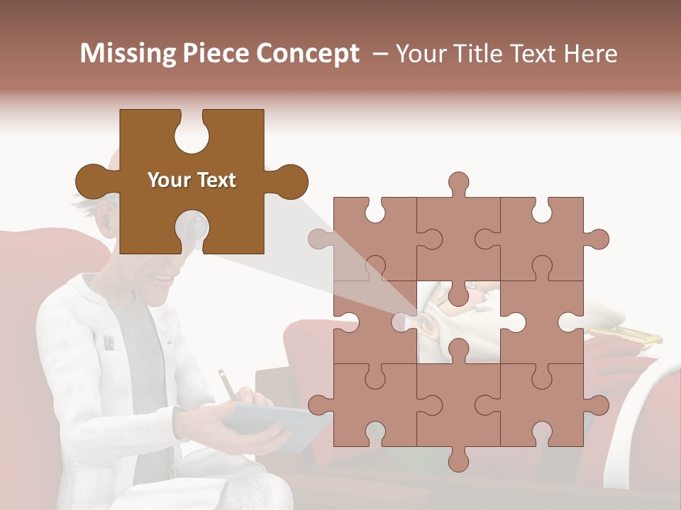 Depression Care Lounge PowerPoint Template