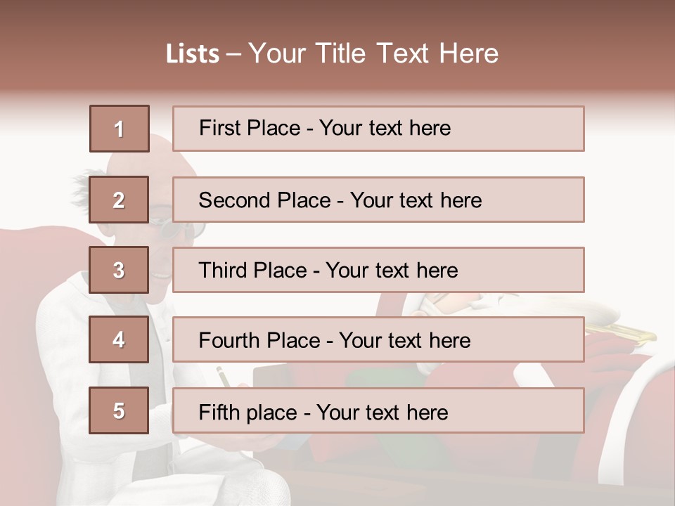 Depression Care Lounge PowerPoint Template