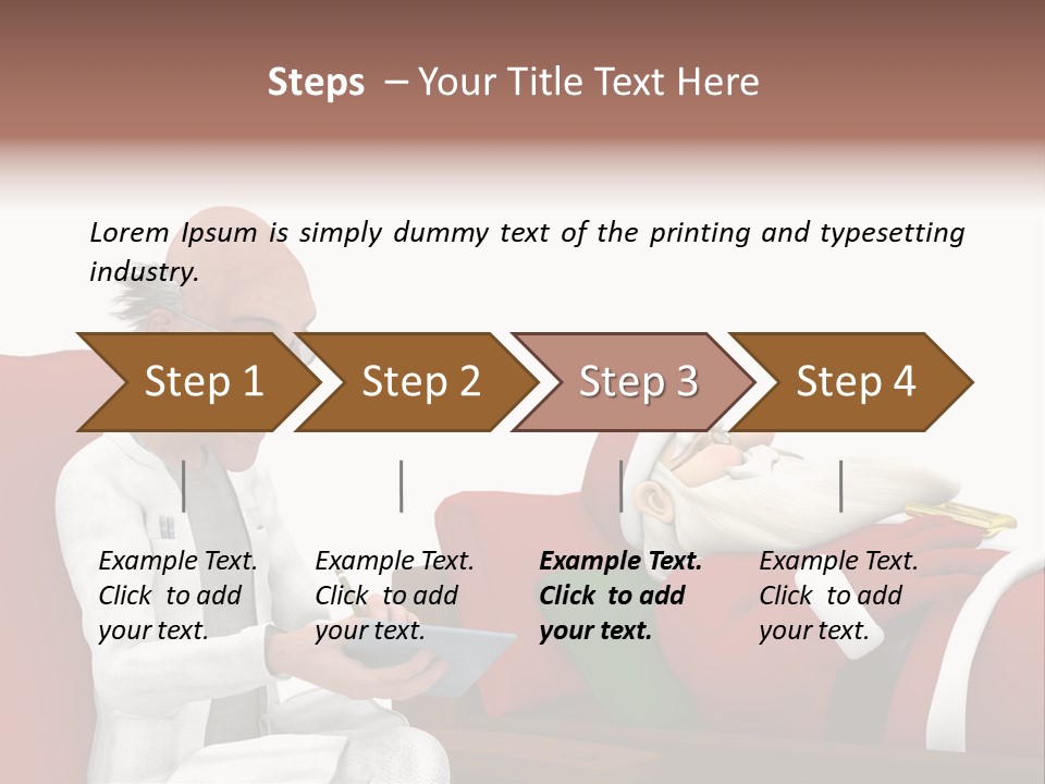 Depression Care Lounge PowerPoint Template