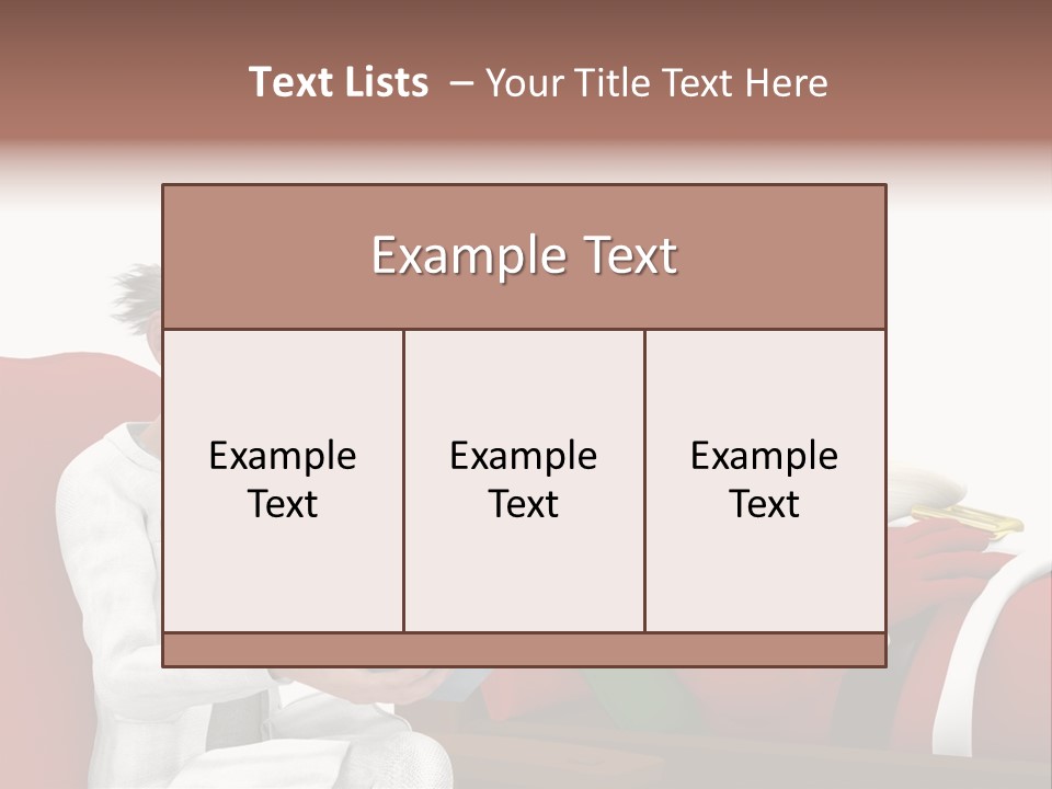 Depression Care Lounge PowerPoint Template