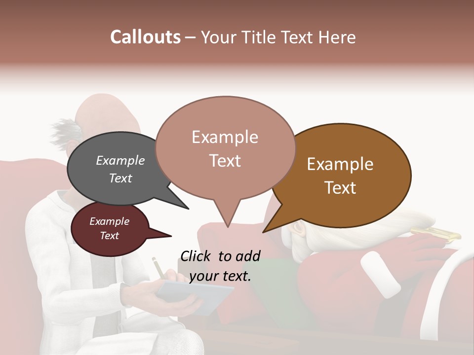 Depression Care Lounge PowerPoint Template