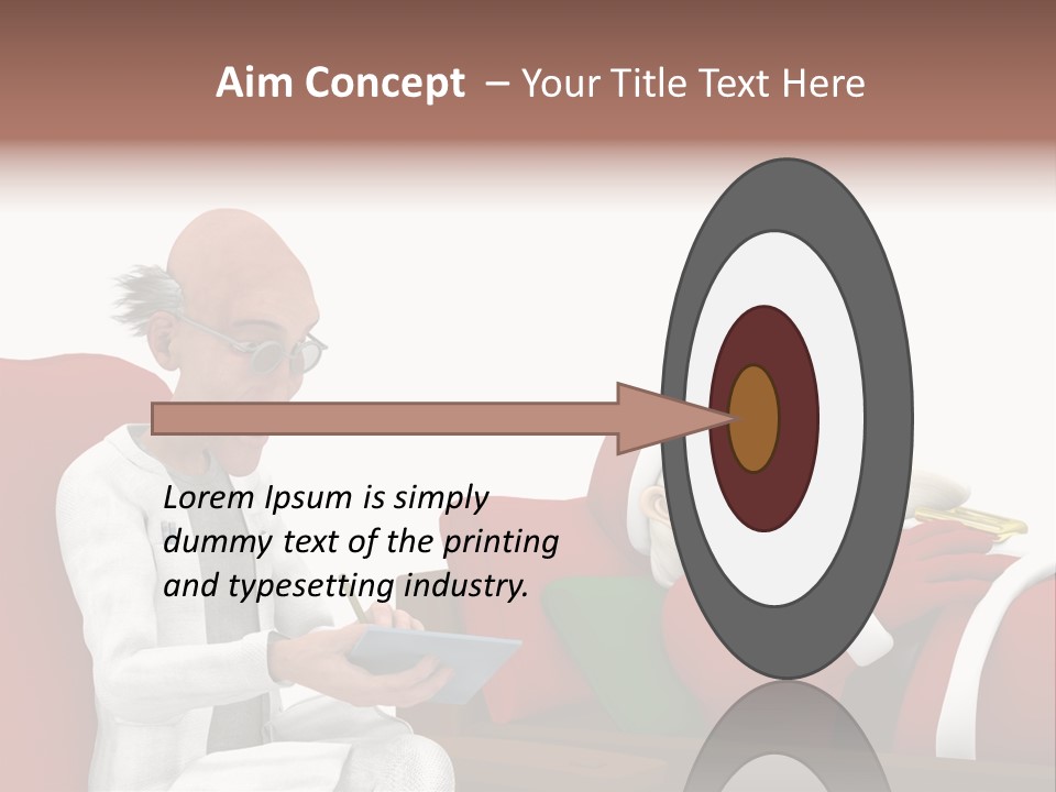 Depression Care Lounge PowerPoint Template