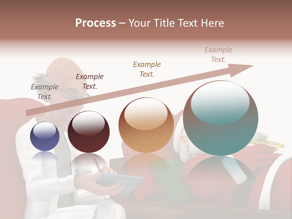 Depression Care Lounge PowerPoint Template