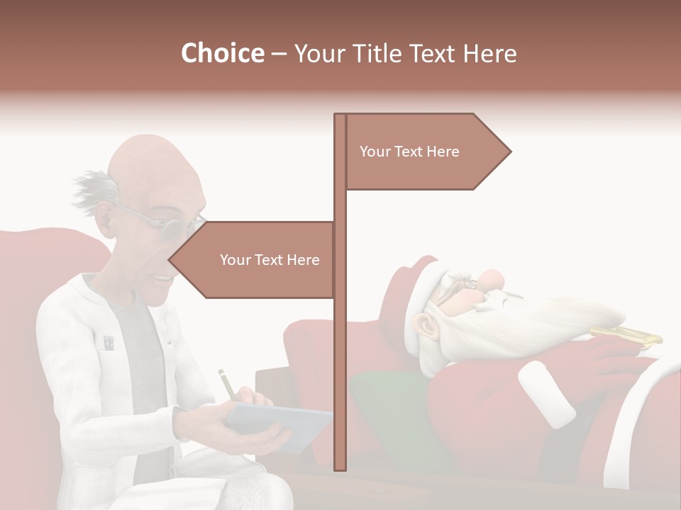 Depression Care Lounge PowerPoint Template