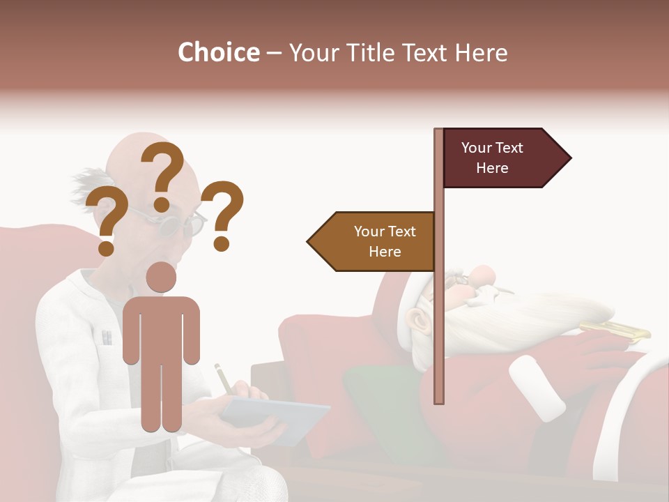 Depression Care Lounge PowerPoint Template