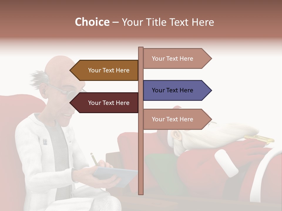 Depression Care Lounge PowerPoint Template