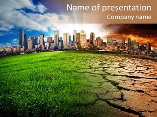 Urban Horizon Environment PowerPoint Template