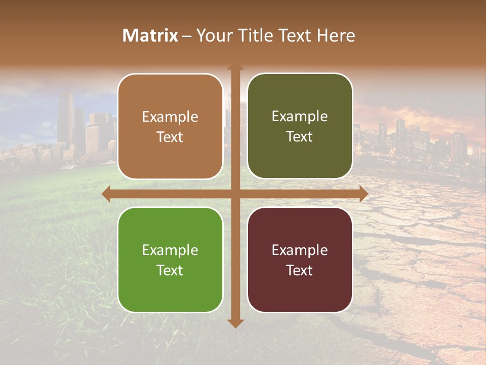 Urban Horizon Environment PowerPoint Template