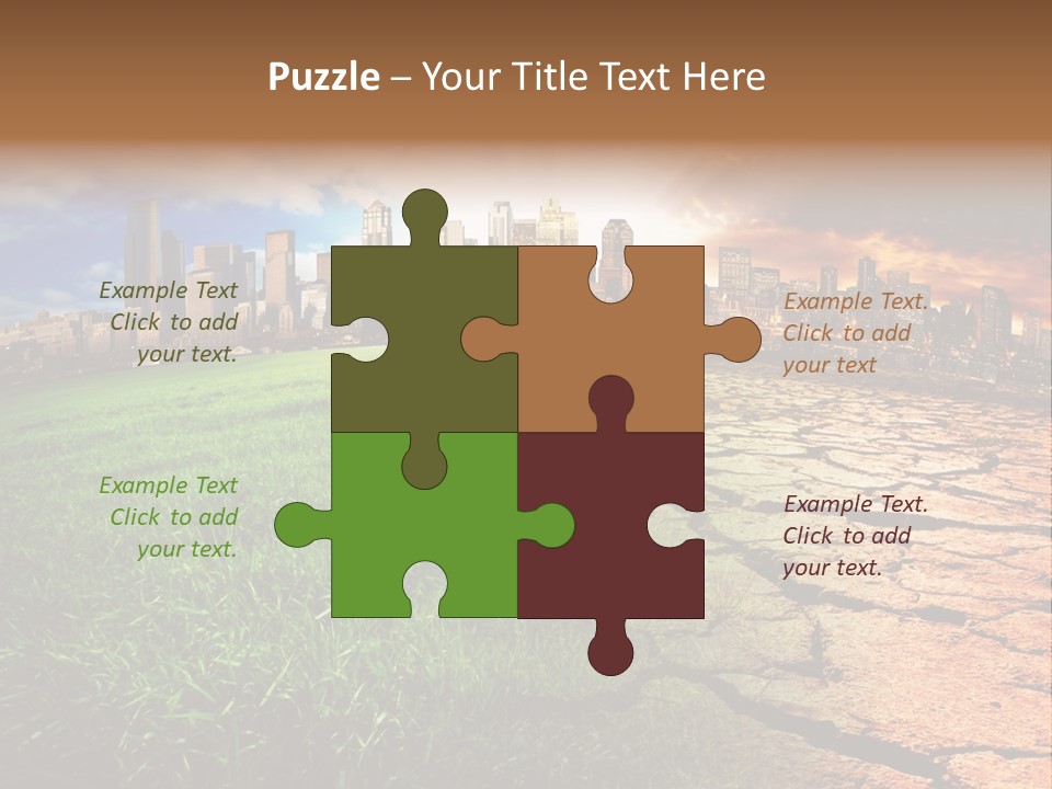 Urban Horizon Environment PowerPoint Template