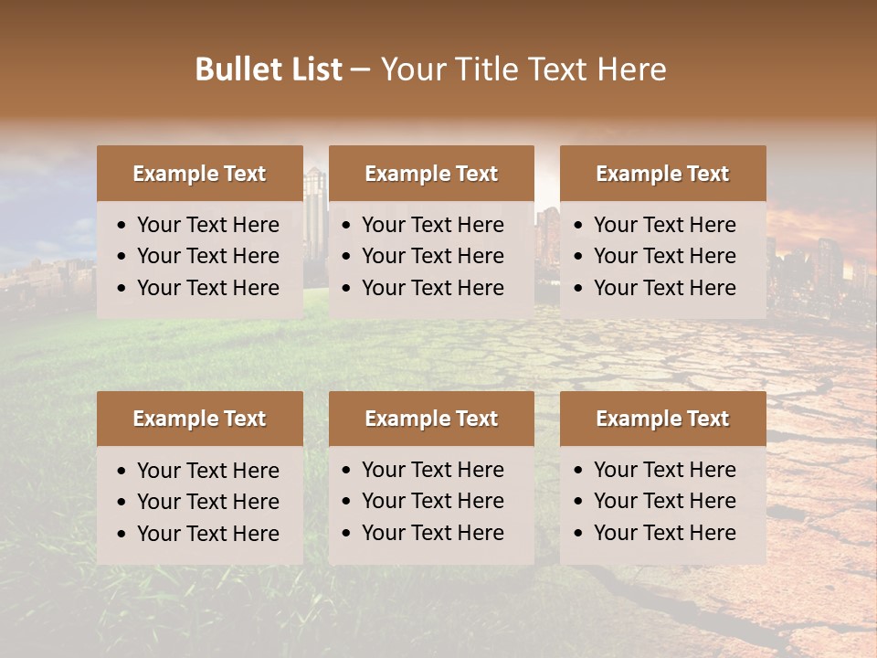 Urban Horizon Environment PowerPoint Template