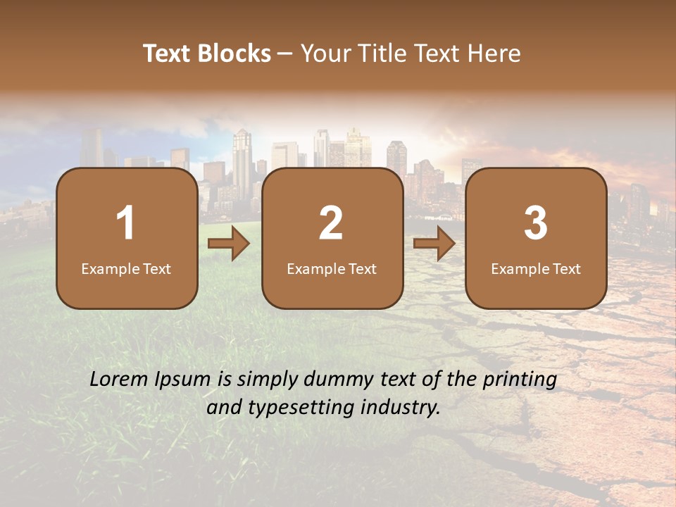 Urban Horizon Environment PowerPoint Template