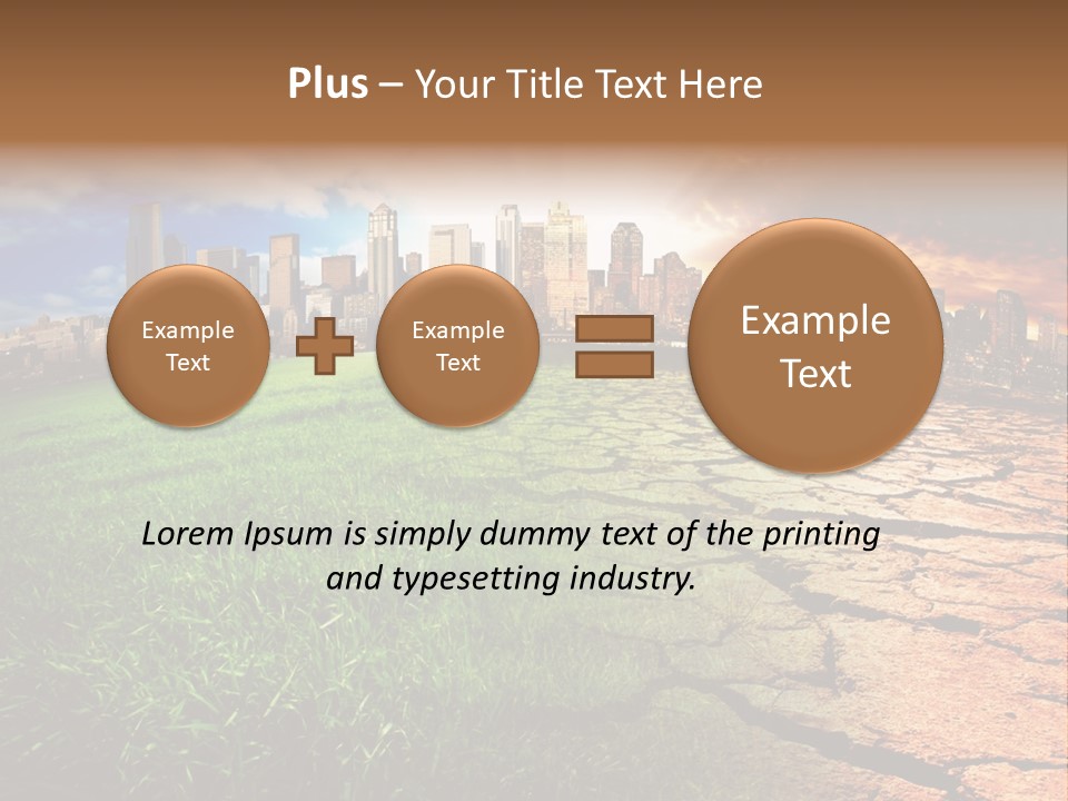 Urban Horizon Environment PowerPoint Template