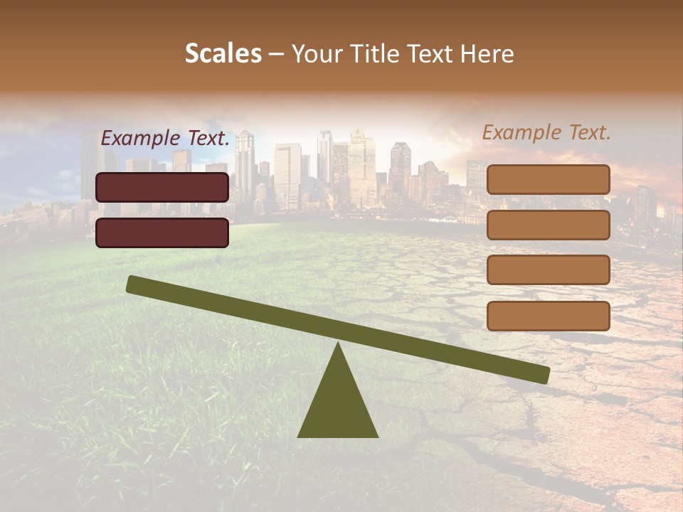 Urban Horizon Environment PowerPoint Template