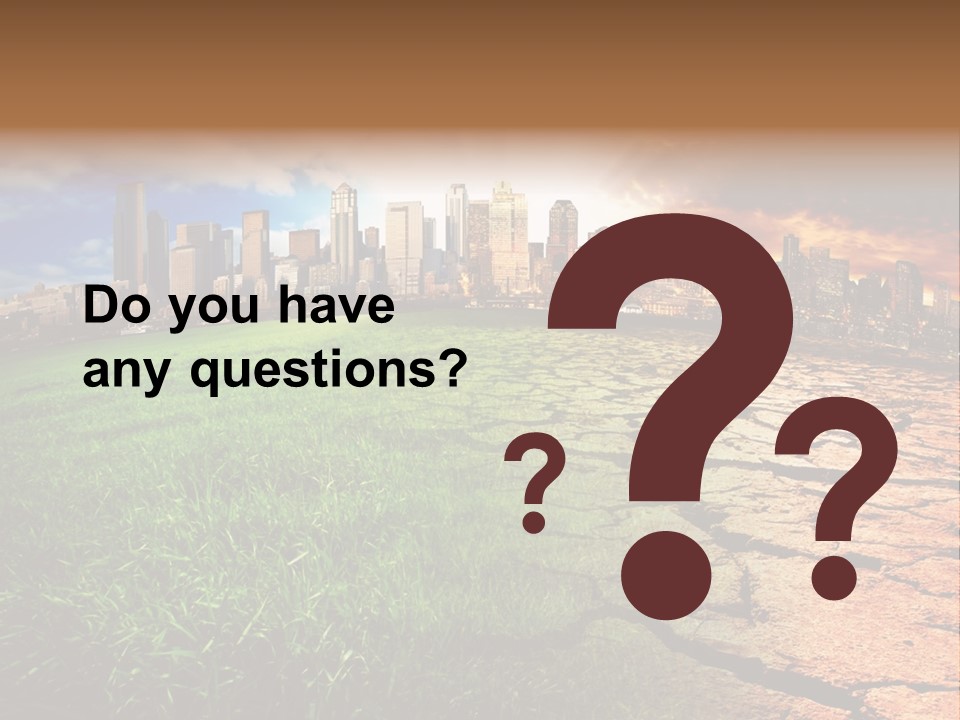 Urban Horizon Environment PowerPoint Template