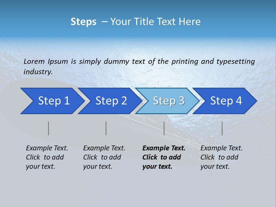 Wallpaper Ship Illustration PowerPoint Template