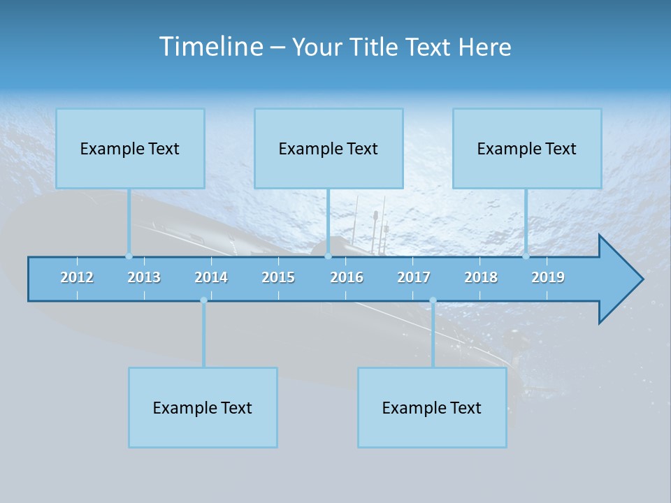 Wallpaper Ship Illustration PowerPoint Template