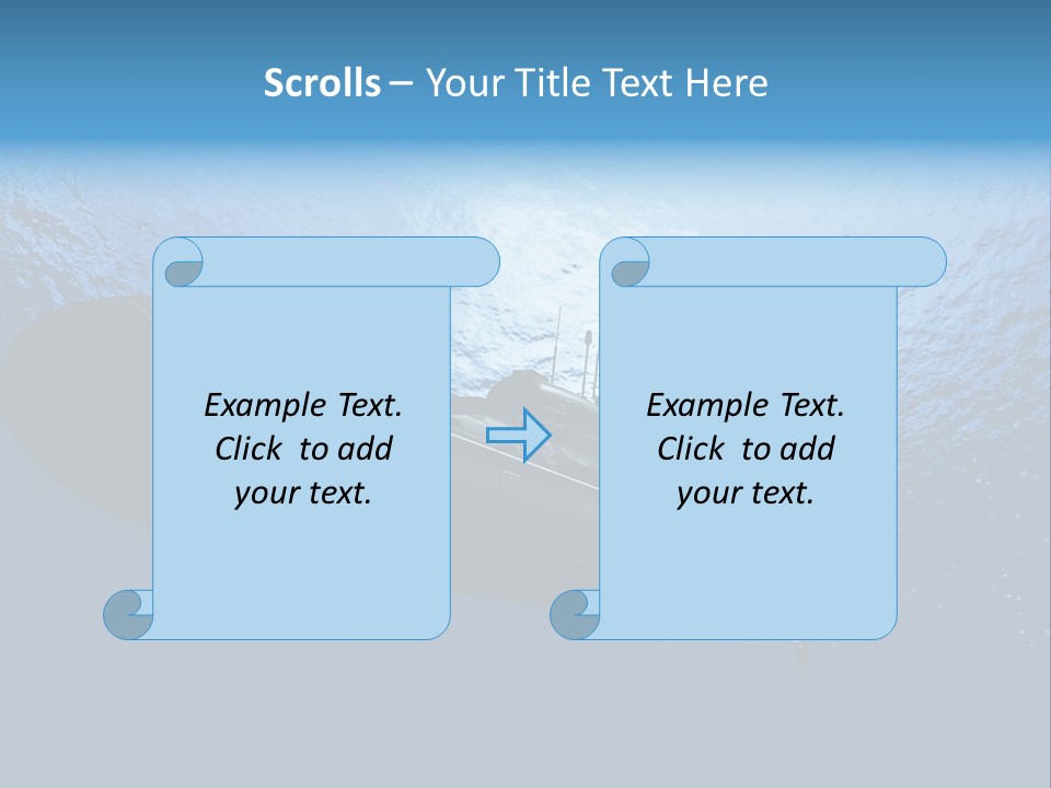 Wallpaper Ship Illustration PowerPoint Template