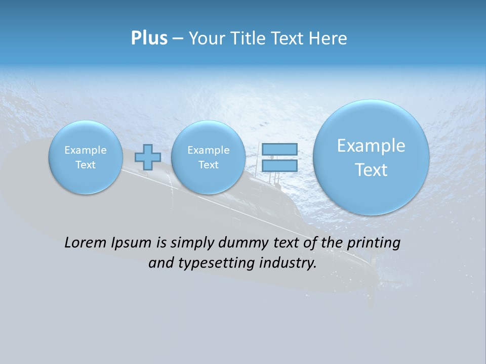 Wallpaper Ship Illustration PowerPoint Template