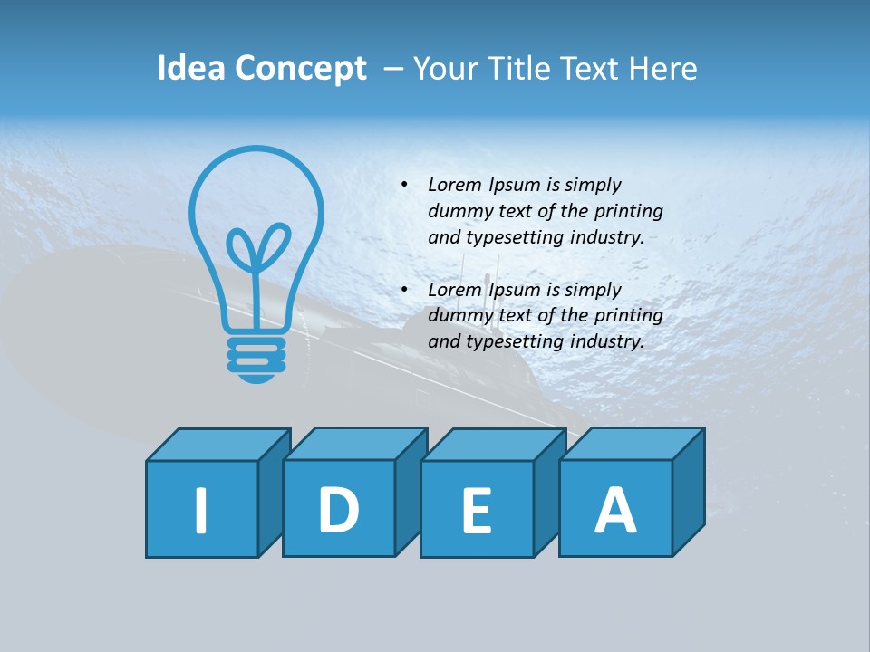 Wallpaper Ship Illustration PowerPoint Template