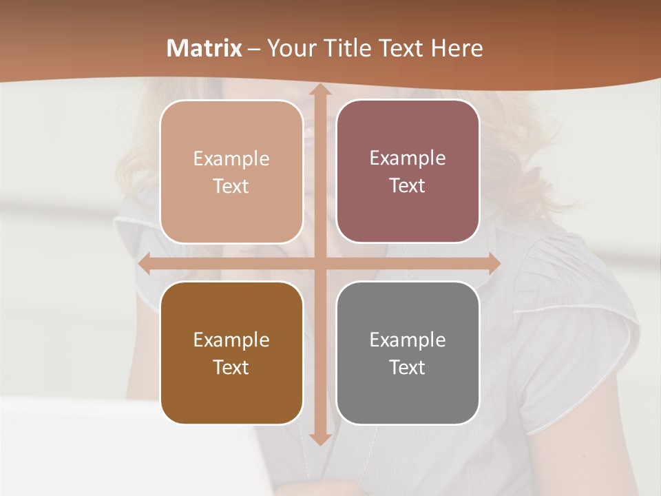 Hand Type Face PowerPoint Template