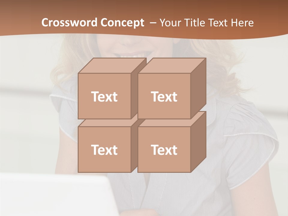 Hand Type Face PowerPoint Template