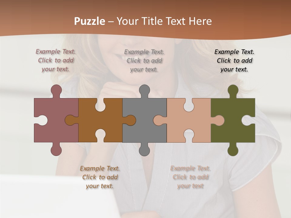Hand Type Face PowerPoint Template