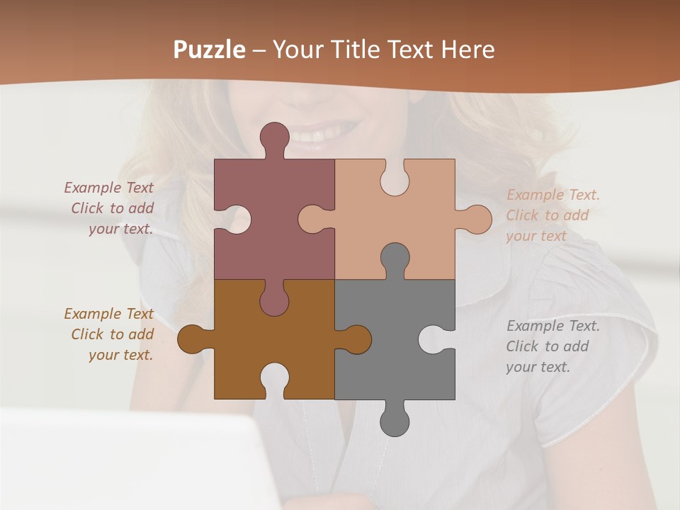 Hand Type Face PowerPoint Template