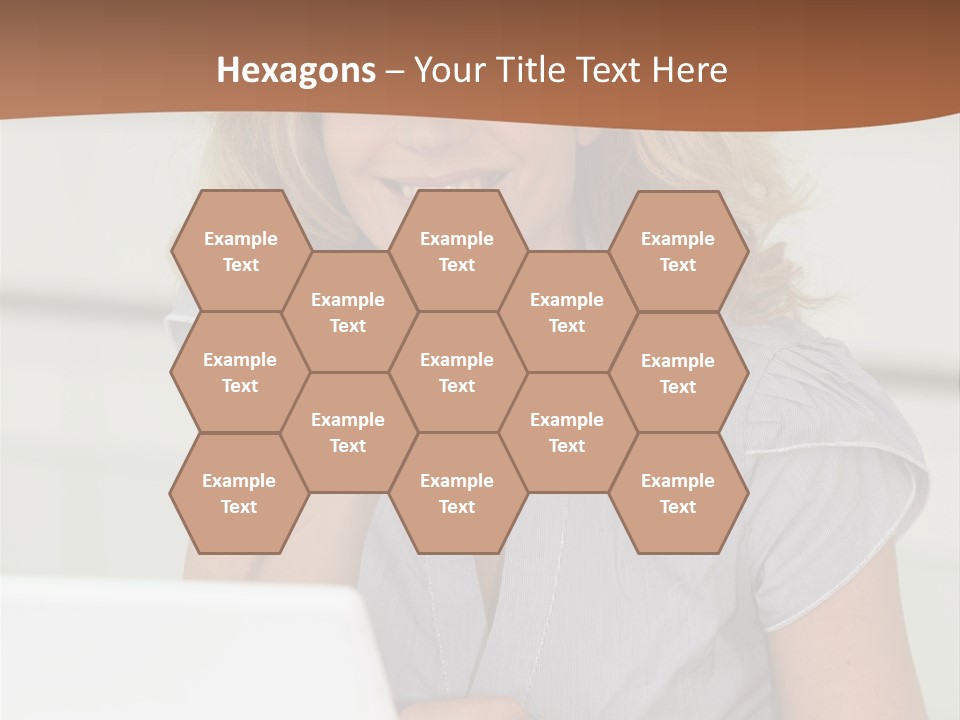 Hand Type Face PowerPoint Template