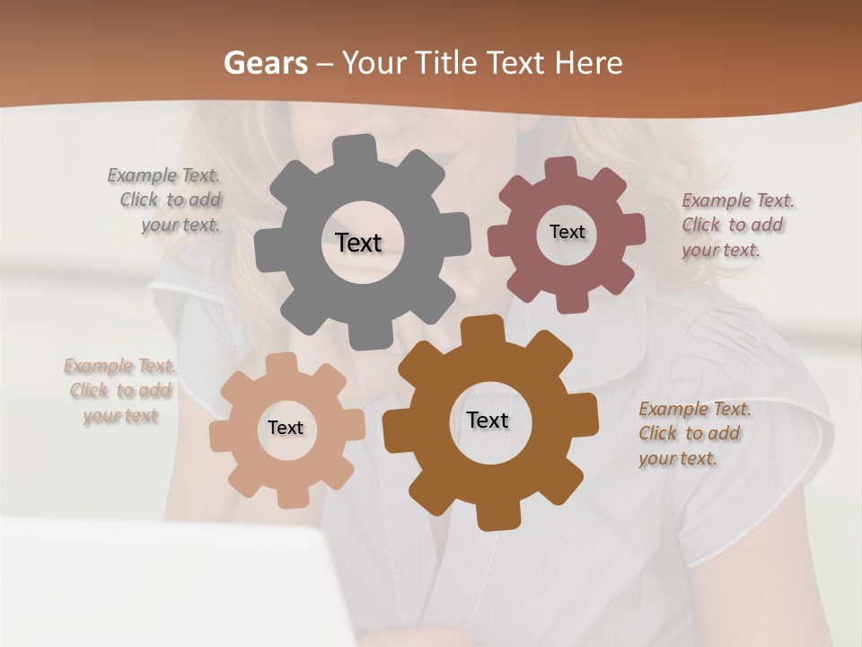 Hand Type Face PowerPoint Template