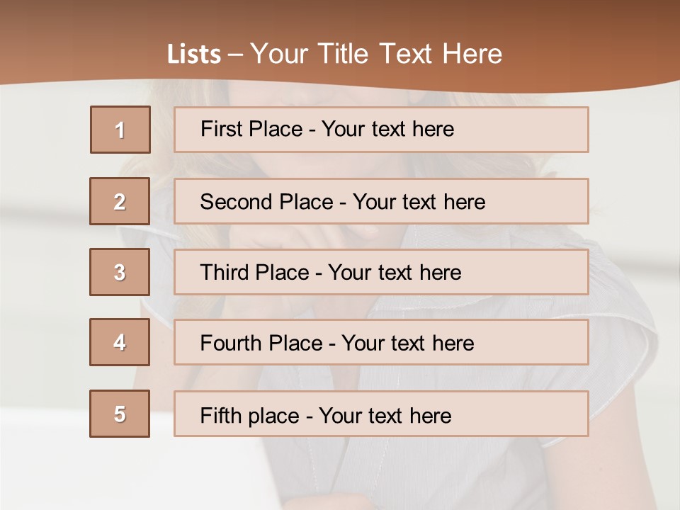 Hand Type Face PowerPoint Template
