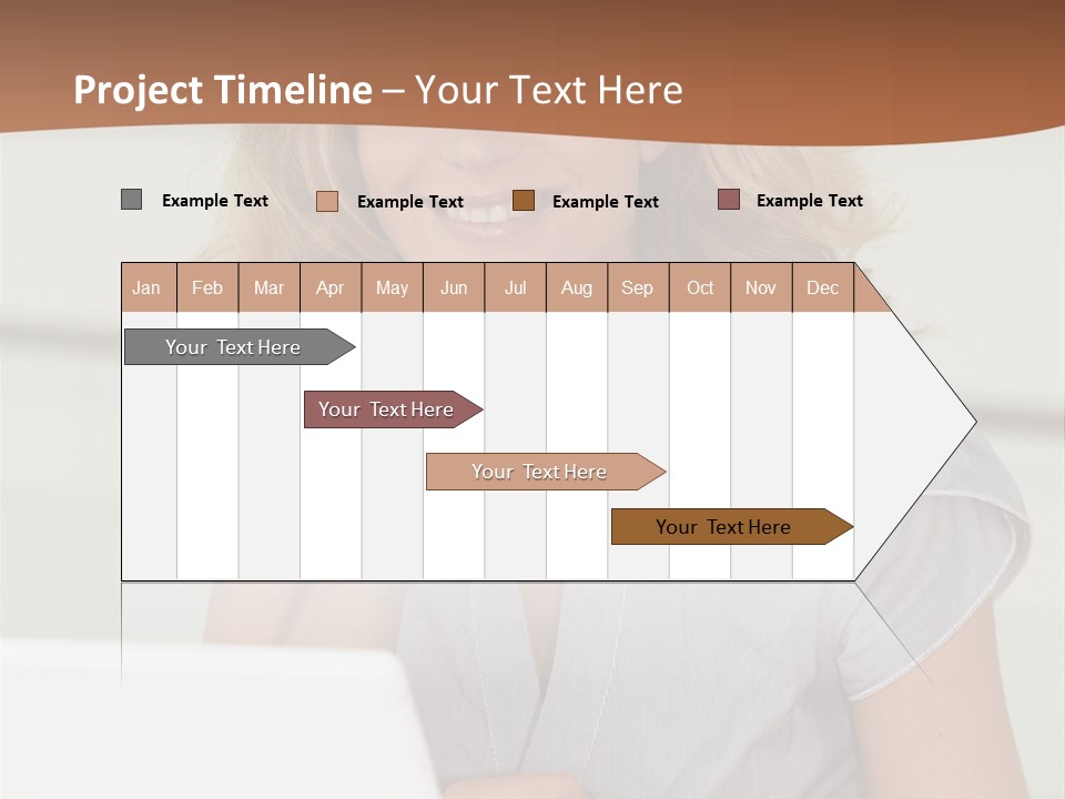 Hand Type Face PowerPoint Template