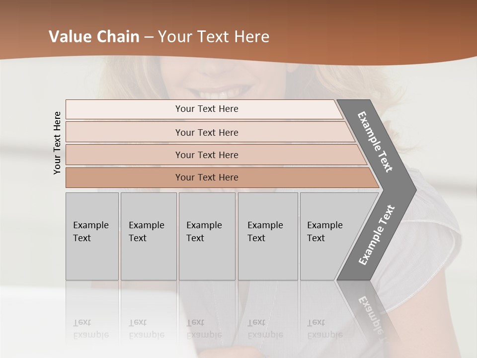 Hand Type Face PowerPoint Template