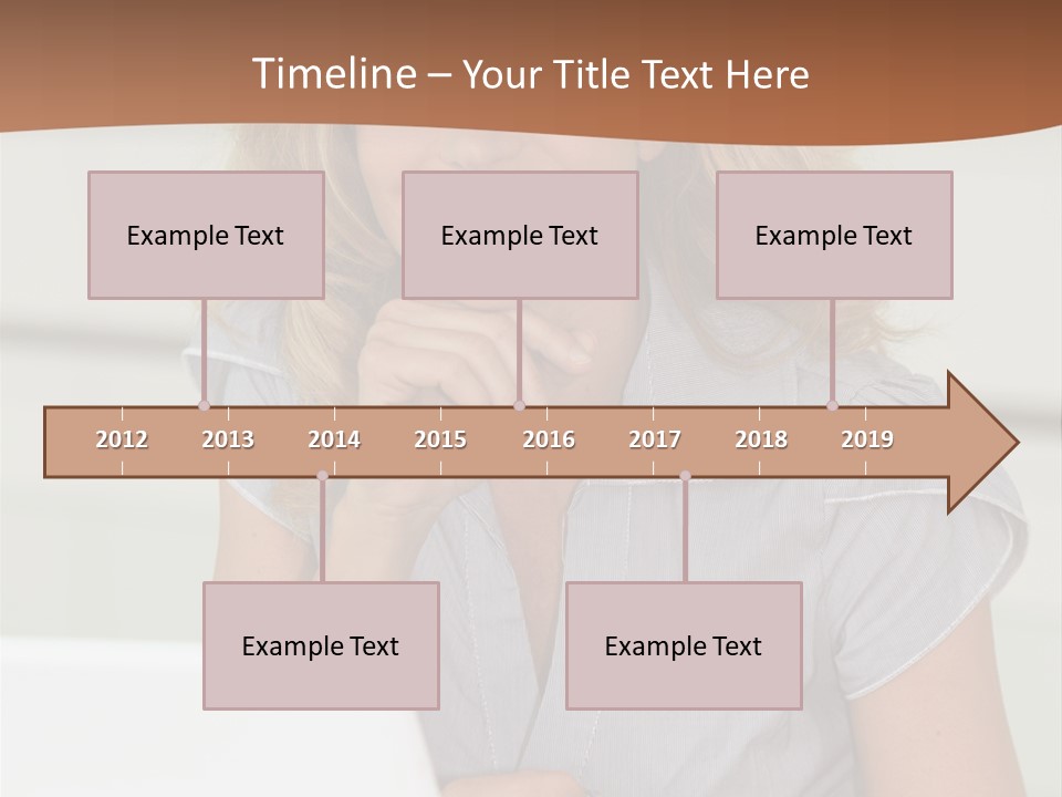 Hand Type Face PowerPoint Template